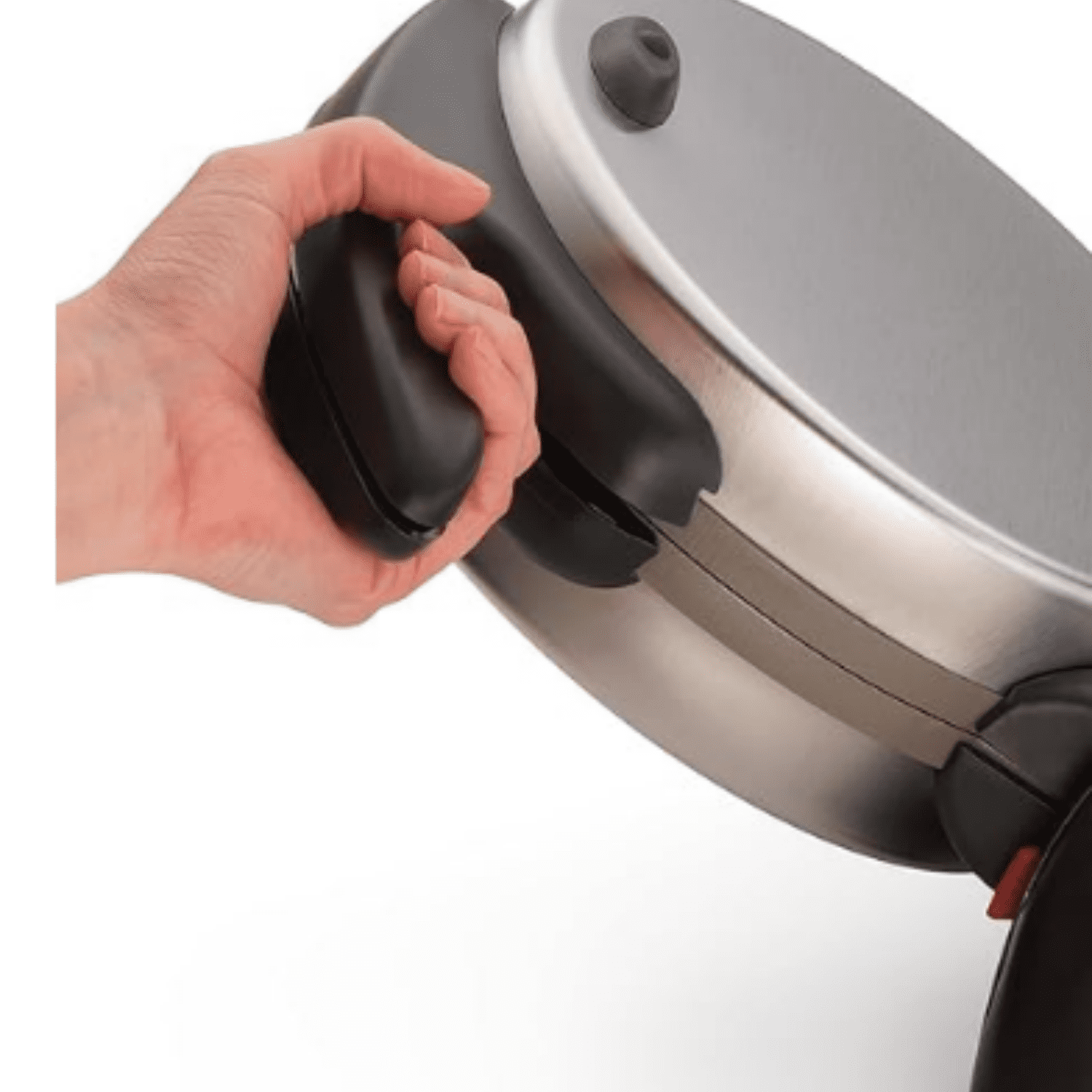 Ceramic  Belgian Waffle Maker, Nonstick, Cool Touch Handles, Black