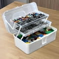 thumbnail image 1 of Caja de Almacenamiento de Bloques de Construcción, Contenedor de Artículos Diversos para Niños, Organizador de Juguetes con Tapa, Caja de Almacenamien, 1 of 8