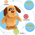 thumbnail image 4 of Hopearl Talking Dog Repeats What You Say Walking Electric Interactive Animated Toy Speaking Plush Stuffed Animal Birthday Easter Christmas Gifts for Toddler Girls Boys, 4 of 5