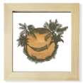 thumbnail image 1 of Coconut Tree Cloud Hamac Plage Carré Cadre Photo Mur Affichage de Table, 1 of 3