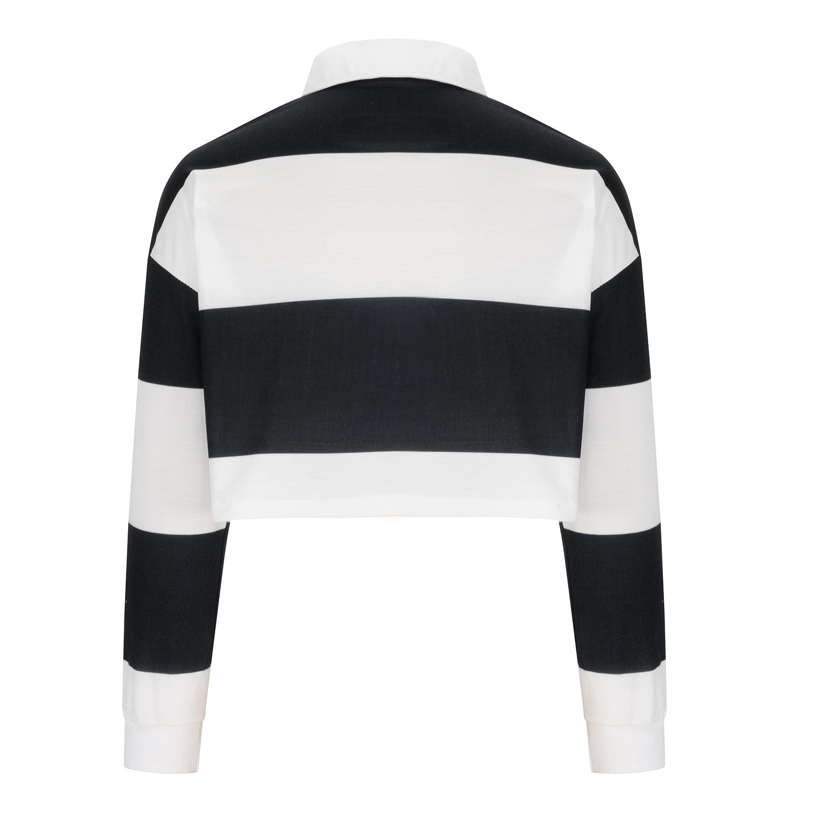 ETCYY Women's Color Block Hoodie - Long Sleeve Pullover With Drawstring & Pocket, Striped White, Medium - View #5