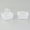 thumbnail image 3 of LOLIPPYY 20 Pcs Mini Paniers en Plastique pour Jeu de Rôle au Supermarché et Décoration de Maison Mini Rouge et Blanc, 3 of 7