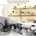 thumbnail image 5 of Butizone Metal Shelf Bracket 4 Pack, DIY Open Shelving, Black (7.25"), 5 of 8