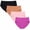 Black/Nude/Pink/Purple, variant on dELiA*s Girls Seamless Underwear Soft Stretch Bikini Panties for Girls and Teens 4 Pack