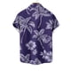 thumbnail image 5 of Blusa y camisa de manga corta con cuello vuelto para hombre, informal, a la moda, con estampado de bolsillo y botones, de poliéster., 5 of 5