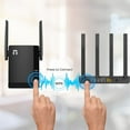 thumbnail image 3 of AC1200 Wireless Dual Band Range WiFi Extender with WPS One Button, 2 High Gain Antennas & Covers up to 3000 SQFT, 3 of 7