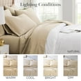 thumbnail image 4 of Southshore Fine Living, Inc. 6-Piece King Sheet Set, Microfiber Bedding, Premium Bedding, Soft Sand, 4 of 9