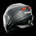thumbnail image 3 of 1Storm New Motorcycle Bike Modular Full Face Helmet NOLED901 Dual Visor Sun Shield: Carbon Fiber Black, 3 of 8