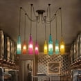 thumbnail image 3 of 8* Creative Bottle Chandelier 110V Ceiling Light Fixture Glass Pendant Lamp E27, 3 of 10