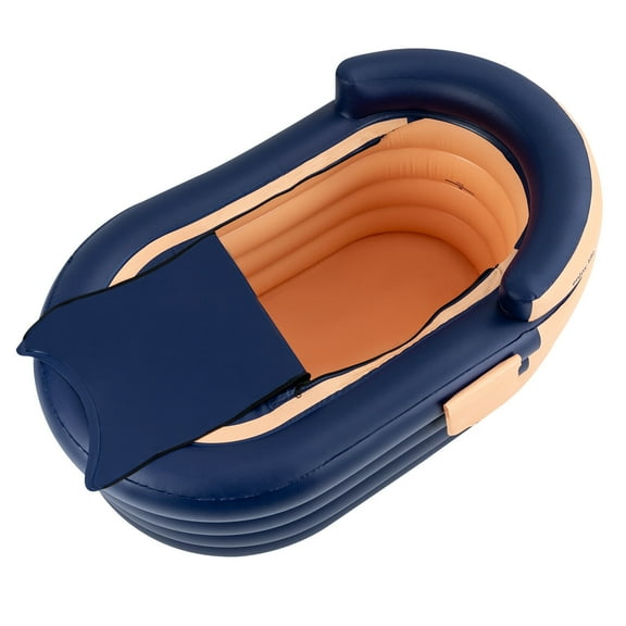 Inflatable Portable Bathtub Ice Bath Tub PVC Inflatable Hot Bathtub SPA Massage Athletes Outdoor Rectangular 220lbs