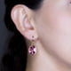 thumbnail image 4 of Arete para Mujer con Cristal Swarovski en Forma de Oval – Bañado en Oro 14k– Arete Elegante y Brillante, Aretes de Mujer de Moda– Joyería para Mujer de Moda– Regalo especial Ortiz Espinosa Temporada, 4 of 6