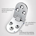 thumbnail image 4 of Versatile Table Folding Flip Top Hinge, Solid Brass Construction Ensures Quality And Longevity For Furniture Upgrades, 4 of 5