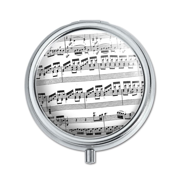 Classical Sheet Music Pill Box