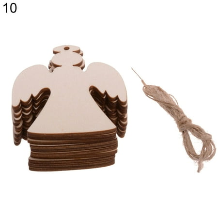 

Pnellth 10Pcs/Set Xmas Pendant Creative Shape Wide Application Lightweight Festival Touch DIY Hanging Decor for Home