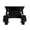 Black, variant on Light Weight Bass Drum Platform Lift Risers Instrument Musical Rack Holder for Ergonomics and Playing