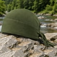 thumbnail image 3 of BELTNOV Men's Outdoor Sun Protection Bandana Hat with Breathable Mesh Sweat-Wicking, 100% Polyester, Full Head Coverage Army Green, 3 of 5