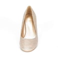 thumbnail image 5 of Dream Pairs Women's Bridal Wedding Party Low Heel Pump Shoes Luvly Gold Size 9, 5 of 6