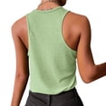 thumbnail image 4 of Giftesty Tank Tops for Women Casual Sleeveless T-shirt with Solid Button Top, 4 of 6