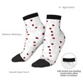 thumbnail image 6 of Naloa Ladybugs Flying On Dotted Route Ankle Socks for Women Non Slip Socks No Show Socks Classic Low Cut Casual Socks Casual Socks, 6 of 7
