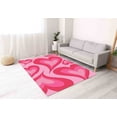 thumbnail image 2 of Pink Girl Room Rugs, Heart Rug, Pink Hearts Rug, Children Rug, Girl Room Rug, Customs Rug, Easy To Clean Rug, Colorful Rug, Cool Rug, 3.9'x5.9' - 120x180 cm, 2 of 5