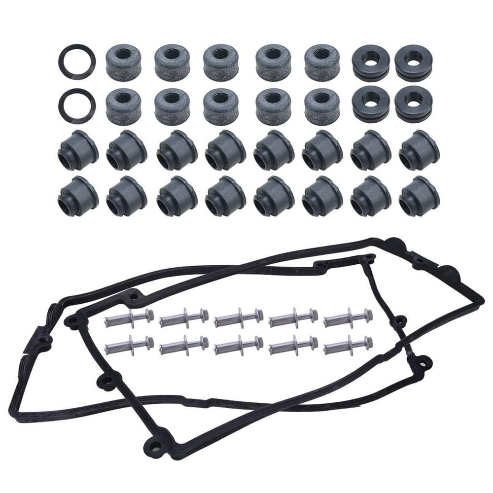 Bapmic 11127513194 Left & Right Engine Valve Cover Seal Gasket Set for