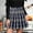 Blue, variant on Skirts for Women Skirt Women's Casual Plaid High Waist Pleated A-Line Skirt Versatile Everyday for Modern Wardrobes Red 3XL