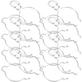 thumbnail image 1 of 12 clips de sellado de acero inoxidable para tarros de cristal, hebillas para botes de vidrio, accesorios para almacenamiento hermético de alimentos., 1 of 5