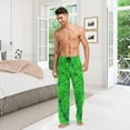 thumbnail image 7 of Plant Clover Ghost Pajama Pants, Men's Lounge Pants Light with Drawstring and Pockets, Christmas New Year Birthday Father's Day Gifts, Medium, 7 of 7