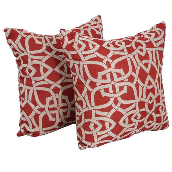 17-inch Square Premium Polyester Outdoor Throw Pillows (Set of 2) 9910-S2-PO-002