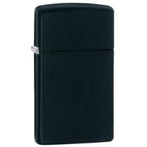 Zippo Slim Black Matte Pocket Lighter
