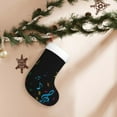 thumbnail image 4 of Cauagu Color Musical Notes for Christmas Stockings,1-Pack Large Xmas Stocking Holiday and Farmhouse Stocking Fit for Christmas Holiday Party Decoration(17.7*11 Inch), 4 of 7