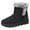 Black, variant on KANG Women's Winter Snow Boots Insulated Warm Soft Sole High Top Ankle Boots For Outdoor Activities And Daily Wear