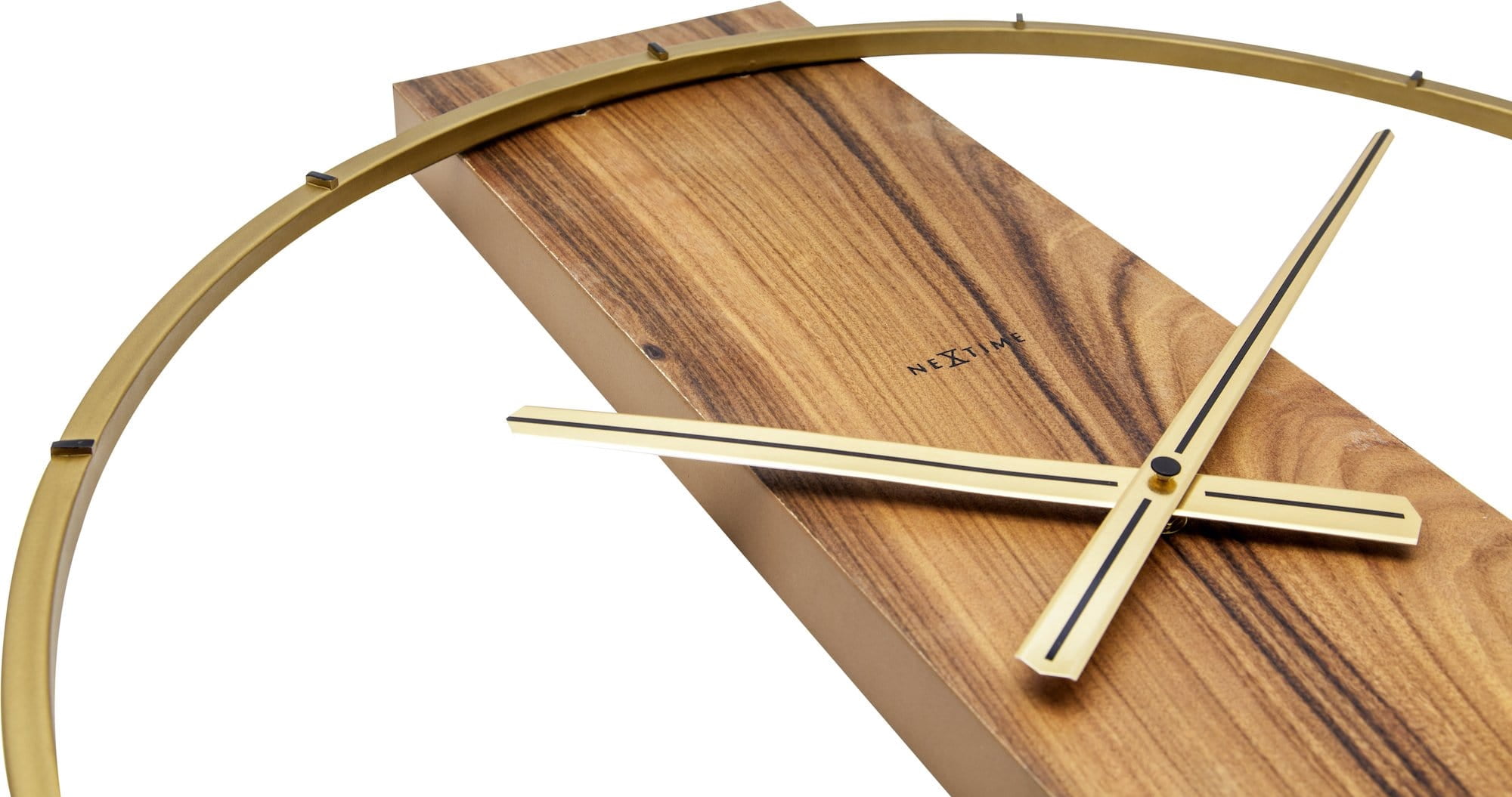NEXTIME WALL CLOCK CARL - BROWN