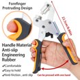 thumbnail image 4 of Muyoka Kit de herramientas de ojal Alicates de perforación manual de acero de alto carbono Máquina de prensa de ojal ergonómico antideslizante con 500 piezas Ojales de 10-11 mm para cartulina de lona Muyoka Hogar, 4 of 7