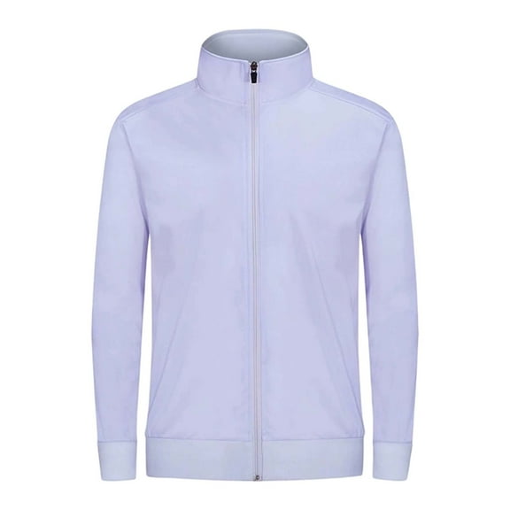 Boys Jacket With Stand Collar Full Zip Up Lightweight Athletic Outerwear For Kids Comfortable Casual Sports Coat