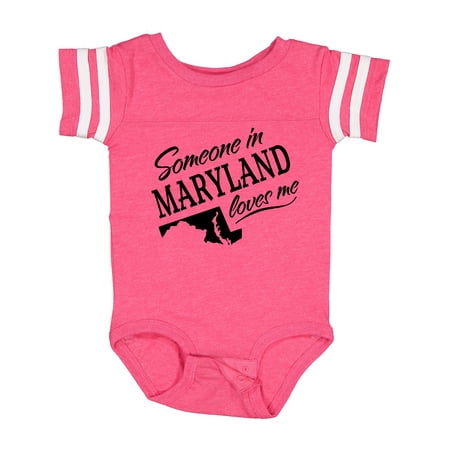 

Inktastic Someone in Maryland Loves Me Gift Baby Boy or Baby Girl Bodysuit