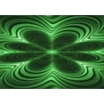 thumbnail image 1 of Ahgly Company Indoor Rectangle Patterned Deep Emerald Green Area Rugs, 5' x 8', 1 of 6