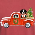 thumbnail image 3 of CafePress - Christmas Berner Red Truck T Shirt - Mens Comfort Colors Shirt, 3 of 5