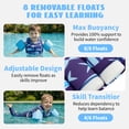 thumbnail image 5 of Koorium Kids Swim Vest Float Jacket for 2-6 Years Boys Girls,Double Safety Buckles Arm Floaties,Adjustable Buoyancy Life Jacket for Pool Beach Lake Water Play, 5 of 11