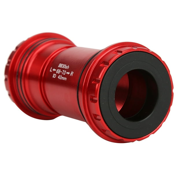 ZTTO Alliage Vélo Filetage Intégré Vis dans Boîtier de Pédalier Usinage de Précision Design Robuste Durable 100% Noir Rouge pour Pédalier 24/24mm