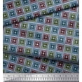 thumbnail image 2 of Soimoi Polyester Crepe Fabric Flower Artistic Printed Craft Fabric by The Yard 52 Inch Wide, 2 of 3