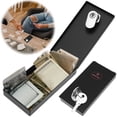 thumbnail image 4 of Evjurcn Metal Box for Gambler Portable Safe Casino Money Pocket Sized Cash Box with Key Go Home Money Black, 4 of 11