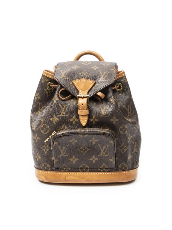 Pre-Owned Louis Vuitton Brown Montsouris PM Backpack Monogram Canvas