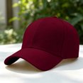 thumbnail image 7 of Cotton Outdoor Women Men Plain Baseball Cap Baby Infant Structured Adjustable Hat for Women Men Sun Hat, 7 of 7
