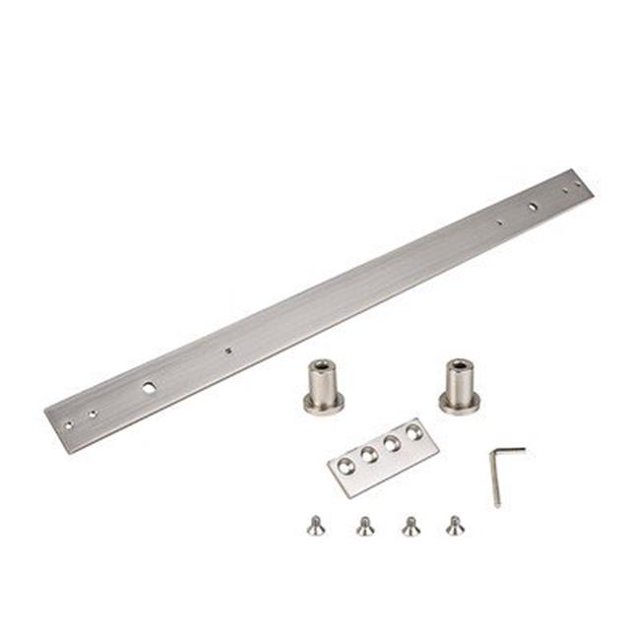 Spectrum Brands 235640 Kit de Rallonge de Porte Coulissante Intérieure - Nickel Satiné