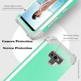 thumbnail image 6 of JTCASES for Samsung Galaxy Note 9 Case, Drop Resistant Corners, Wireless Charging, Heavy Duty Shockproof Hybrid Hard PC Bumper, Camera Protection, Skin-feel Anti-scratch Tough Cover, Green, 6 of 9