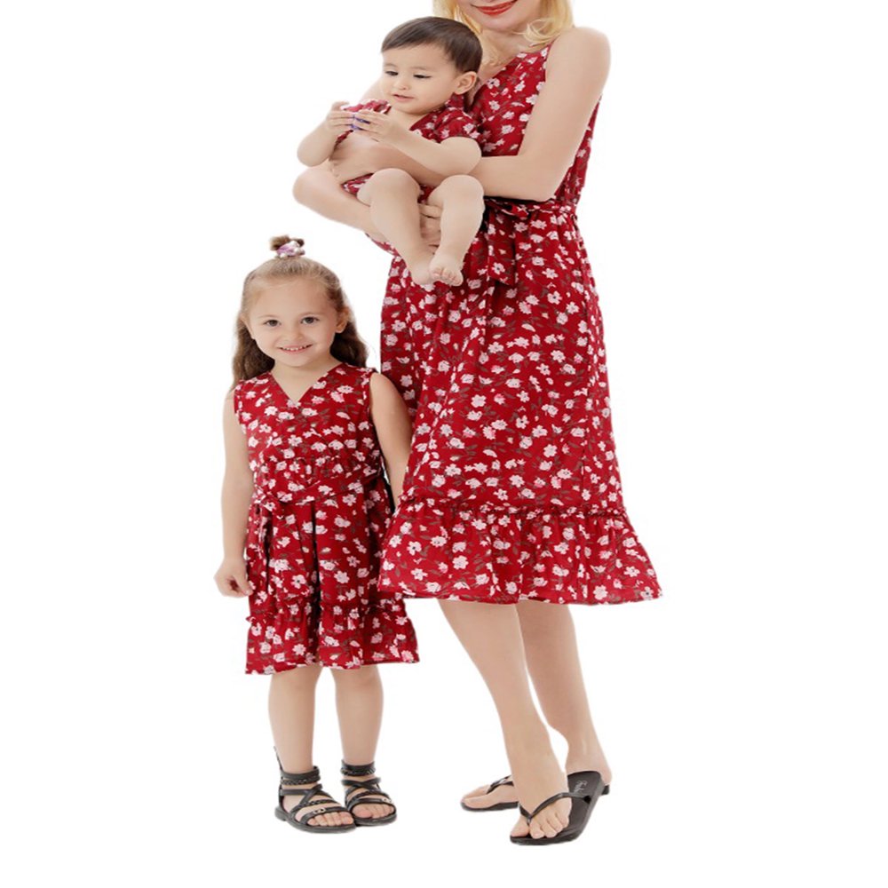 princess polly baby blue dress Bohemian Floral Mommy & Me Matching Dresses