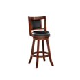 thumbnail image 2 of Boraam Avianna Counter Height Swivel Stool in Cherry Finish, 2 of 5