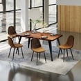 thumbnail image 1 of Homy Casa 63 inch Dining Set for 4, Large Table with Upholstered Chairs, 1 of 10