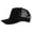 Black, variant on Hats Outdoor Solid Color Light Plate Embroidery For Men And Women Sunscreen Truck Driver Net Hat